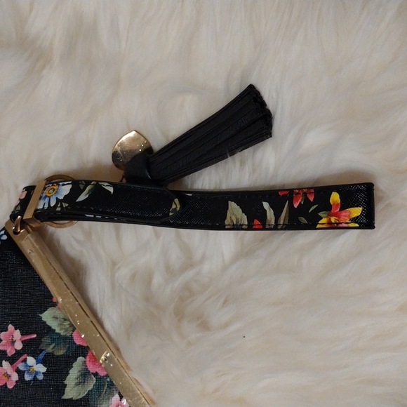 Unbranded Floral Wristlet Hand Bag - Picture 3 of 9